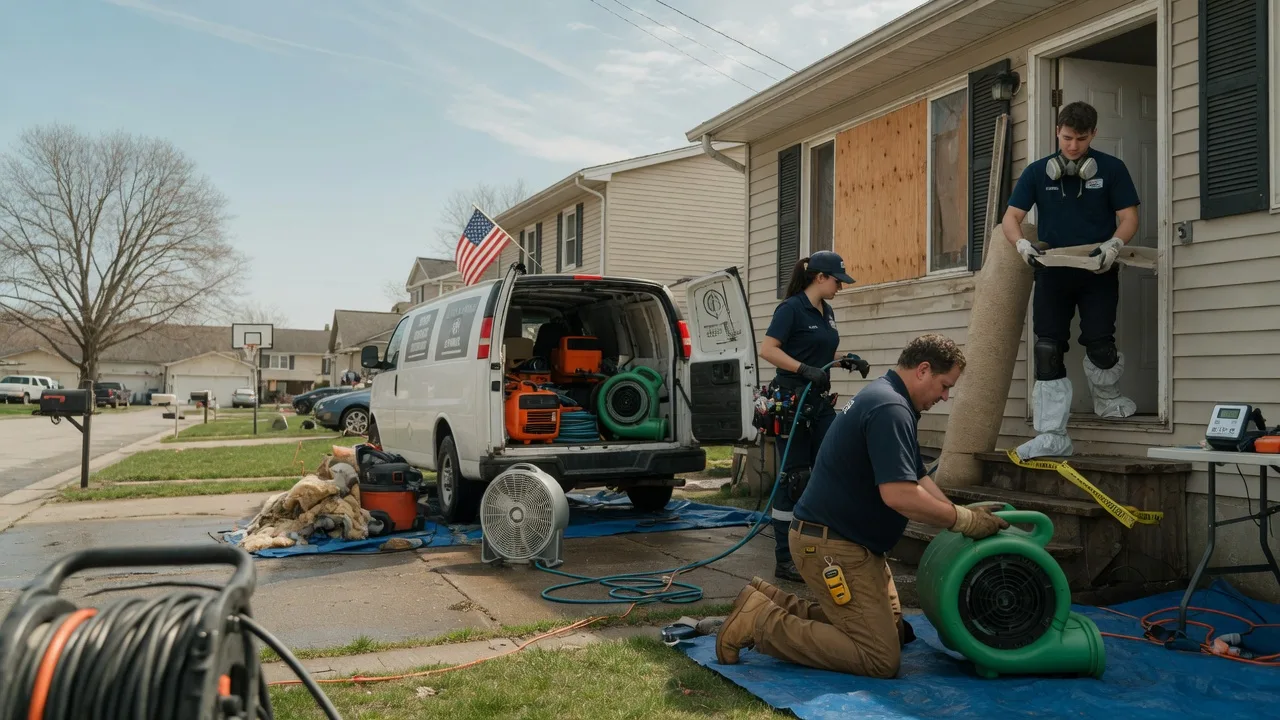 Water Damage Restoration in Unityville, PA near me